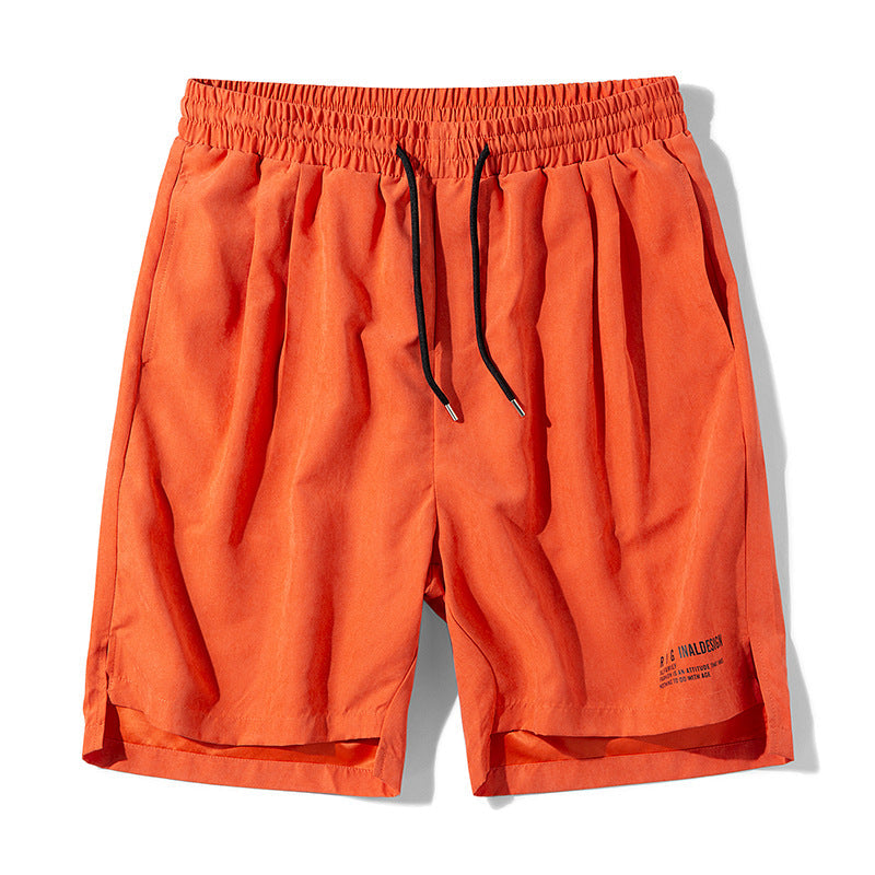 Summer Fashion Men'S Solid Color Multicolor All-Match Sports Shorts