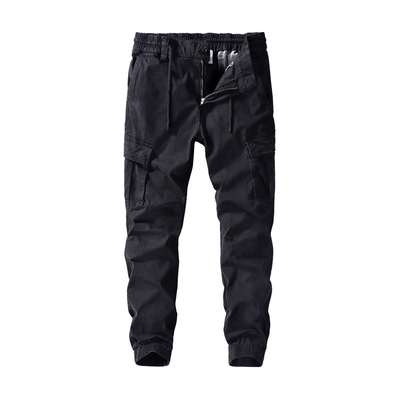 Fall Men'S Loose Multi-Pocket Casual Pants
