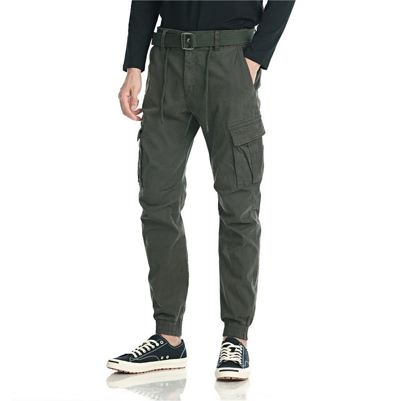 Fall Men'S Loose Multi-Pocket Casual Pants