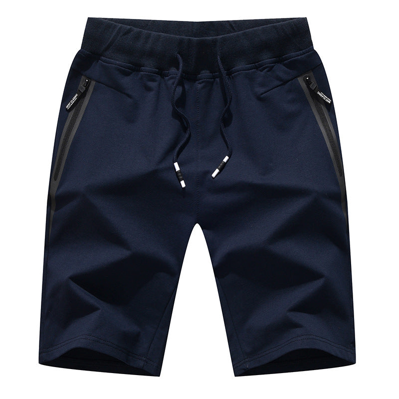 Summer Cotton Men'S Casual Beach Elastic Pants