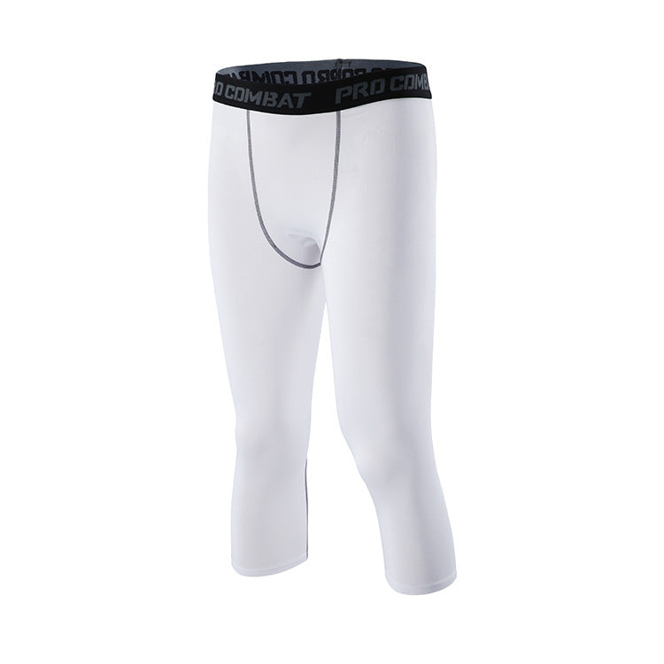 Fitness Running High Elastic Quick-drying Cropped Pants